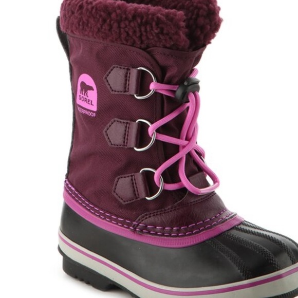 SOREL BOOTS‎ waterproof winter PURPLE  warm Yoot Pac EUC size 5 US women’s EU 37 - Picture 12 of 12